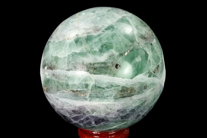 Colorful, Polished Fluorite Sphere - Mexico #153367